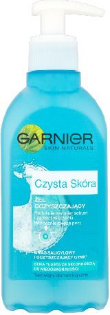 Garnier Czysta Skóra Żel do twarzy z pompką 200ml