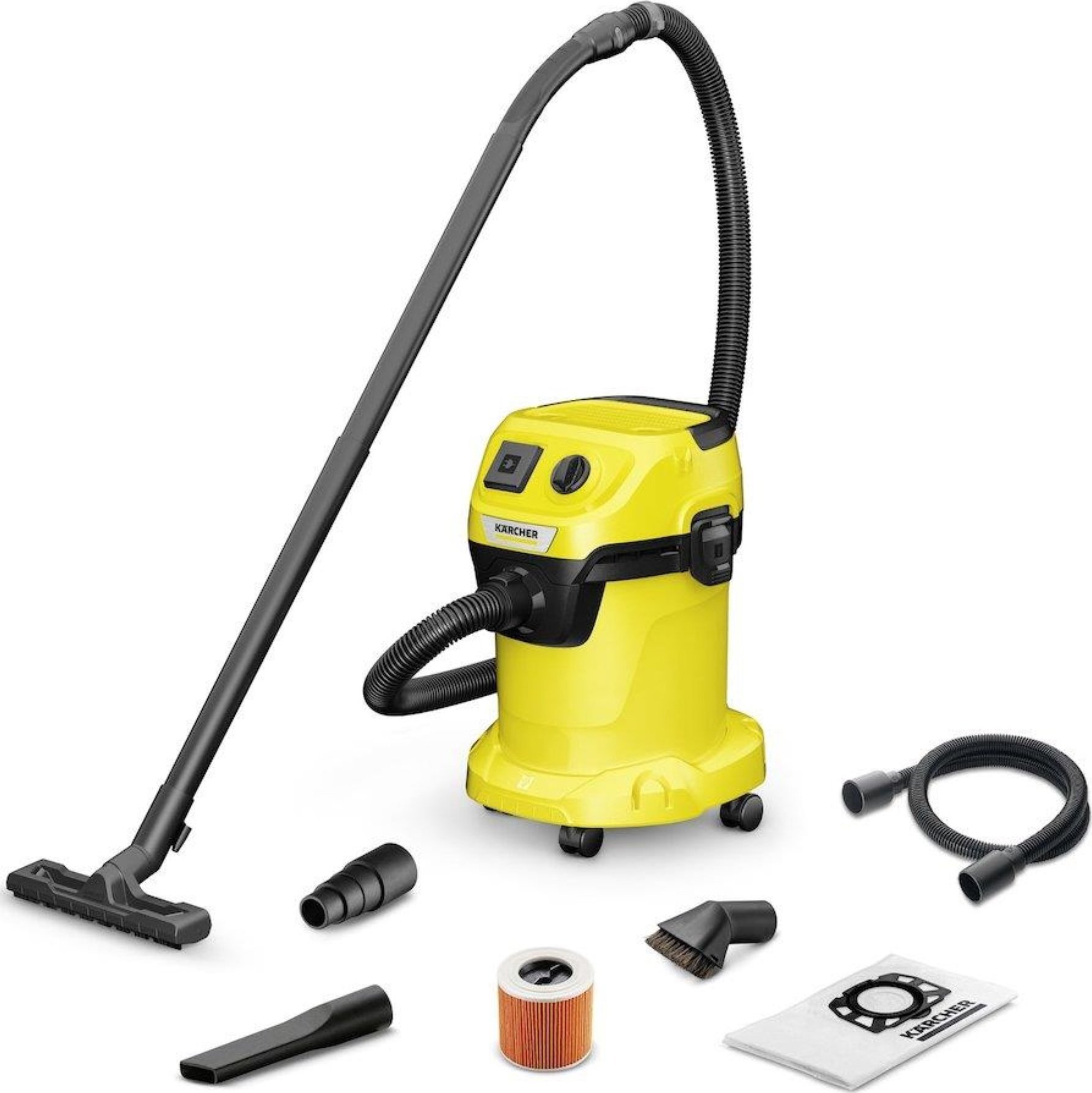 Odkurzacz przemysłowy Karcher Kärcher Drėgno ir sauso valymo dulkių siurblys WD 3 P V-17/4/20 Workshop (1.628-175.0)