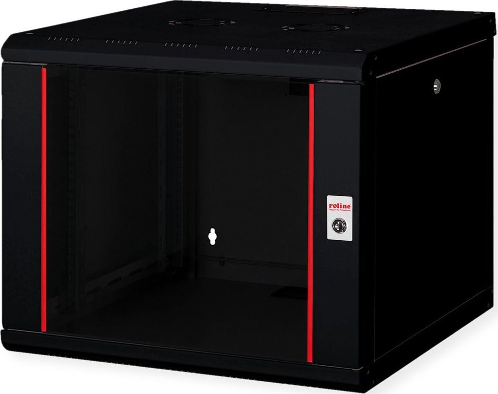 Roline ROLINE Wandgeh�use Pro 48,26cm 19Zoll 9 HE 600x600 BxT schwarz