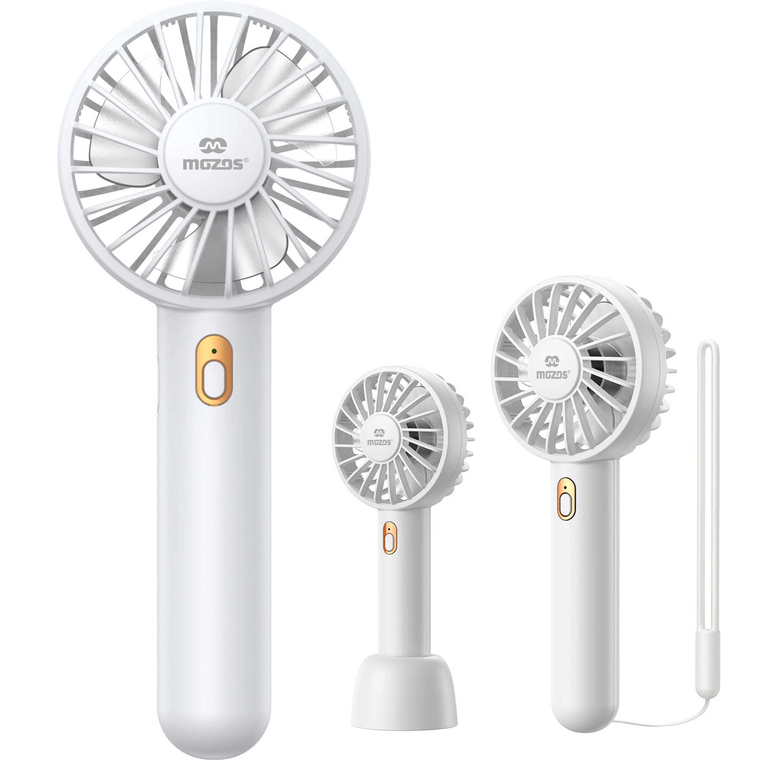MOZOS F31 Wiatrak bezprzewodowy z akumulatorem biały