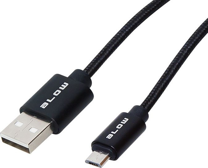 Kabel USB Blow USB-A - 1 m Czarny (5900804090021)