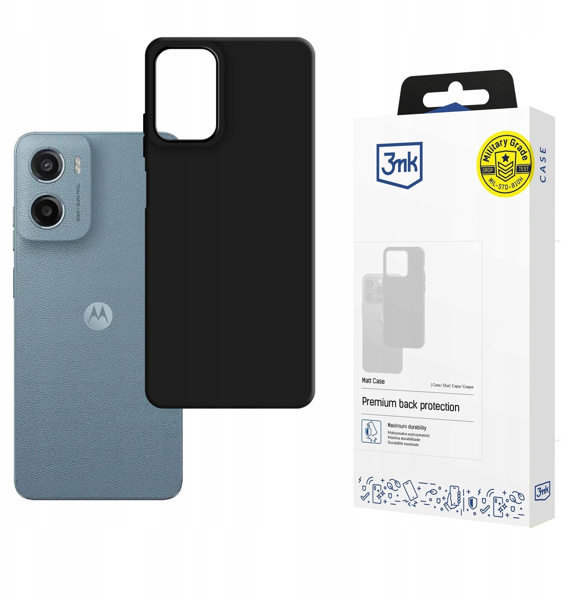 Motorola Moto G05/E15 G4 - 3mk Matt Case