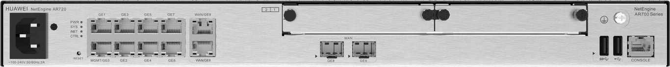 Switch Huawei Huawei NetEngine AR720 ruter Gigabit Ethernet Szary