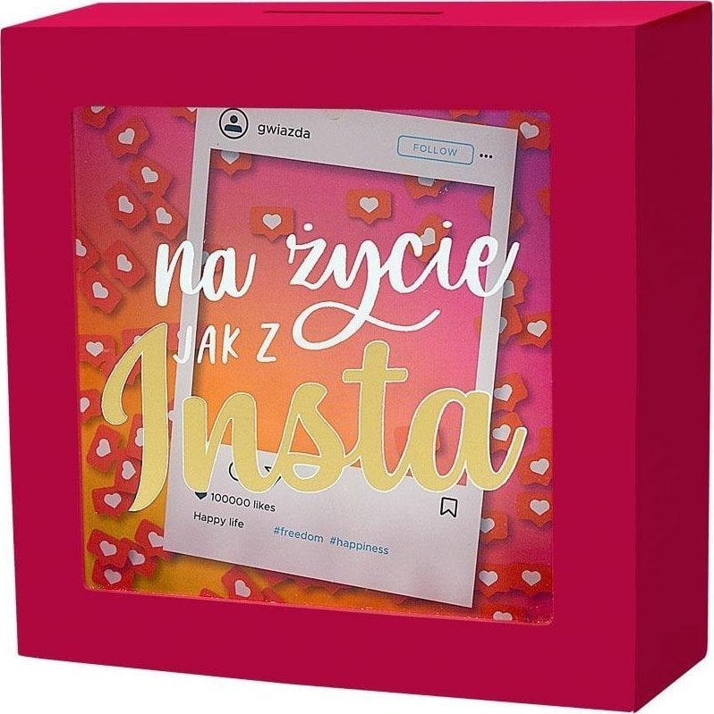 KUKARTKA Skarbonka życie jak z insta