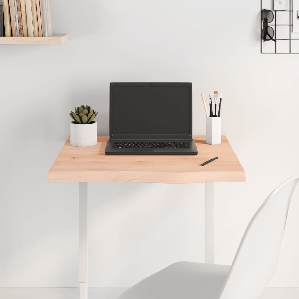 vidaXL vidaXL Blat stołu, 60x60x(2-4) cm, surowe lite drewno dębowe