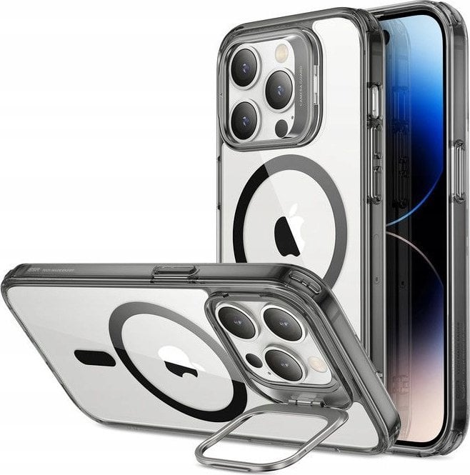 ESR Etui ESR Classic Kickstand Halolock z MagSafe na iPhone 15 Plus - przezroczysto-czarne