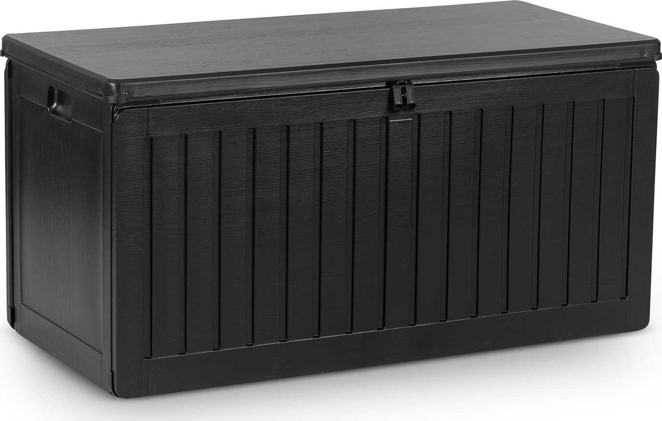 Plonos Skrzynia ogrodowa 109 x 51 x 55 cm 270 litrów czarna