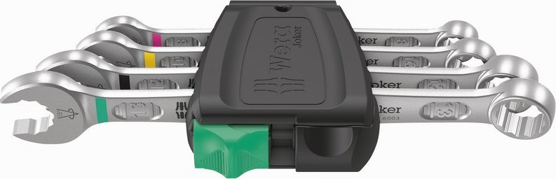 Wera ZESTAW KLUCZY PŁASKO-OCZKOWYCH 6003 JOKER 4 SET 1, 4 CZ.
