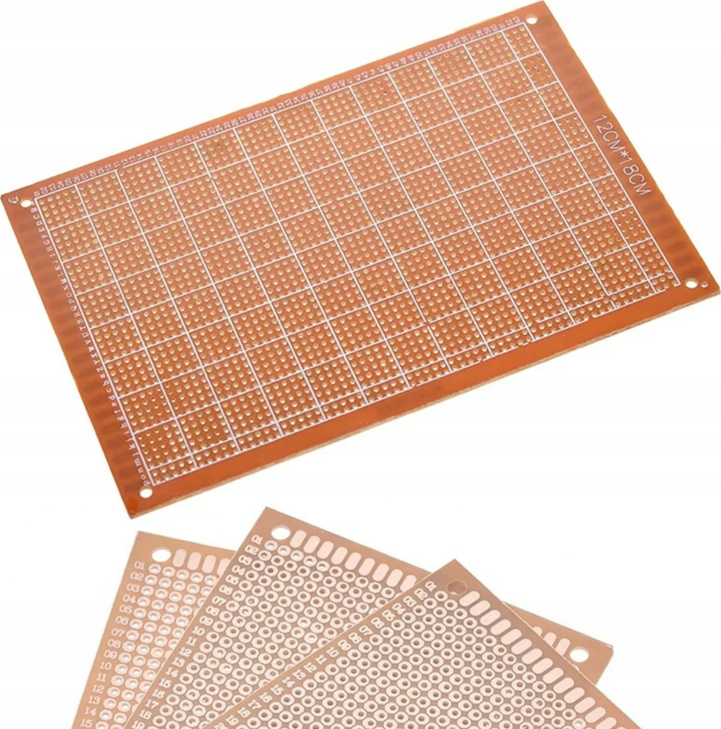 Rosfix ROSFIX JEDNOSTRONNA UNIWERSALNA PŁYTKA PROTOTYPOWA DRUKOWANA 12x18CM OTWORY