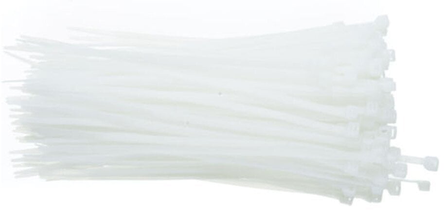 Gembird Zaciski kablowe 250 x 3.6 mm 100 szt Frost+UV resistant 8716309134675 NYTFR-250X3.6-W (8716309134675)