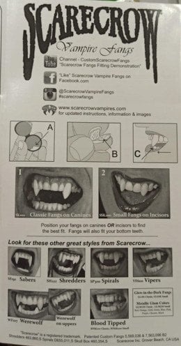 Scarecrow vampyr tænder, Small Sexy