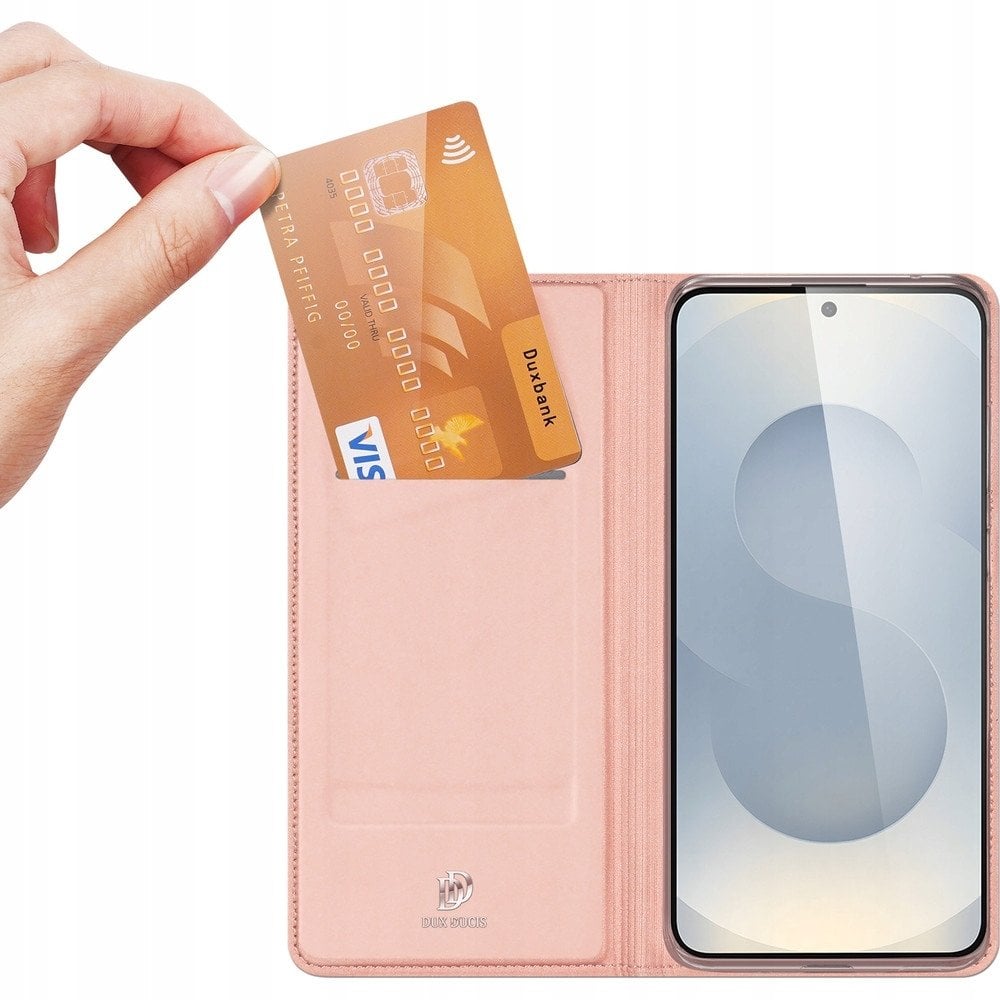 DUX DUCIS kabura SKIN PRO do SAMSUNG S25 Edge różowa