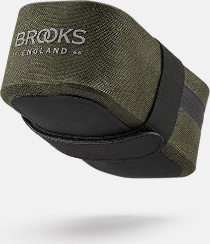 Brooks Torba podsiodłowa BROOKS SCAPE SADDLE POCKET BAG, Mud Green, Pojemność 0,7L, Mocowanie na pasku, Wodoodporna (NEW)