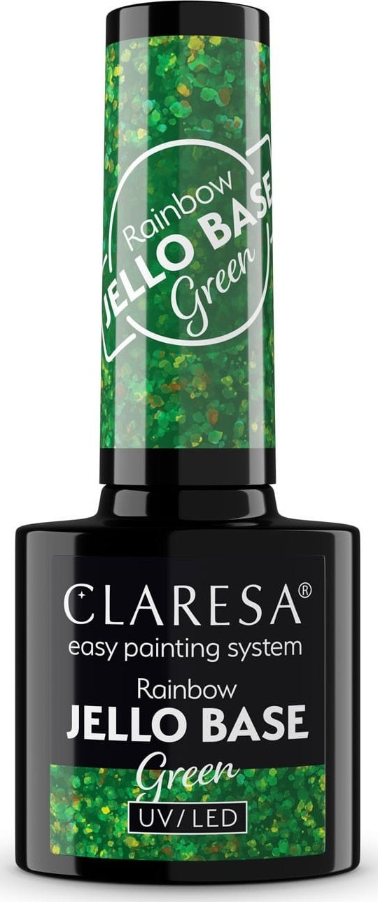 Claresa CLARESA Rainbow Baza hybrydowa - Jello Base Green