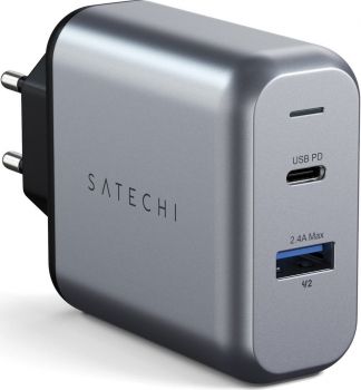Ładowarka Satechi 1x USB-A 1x USB-C 3 A (ST-MCCAM-EU)