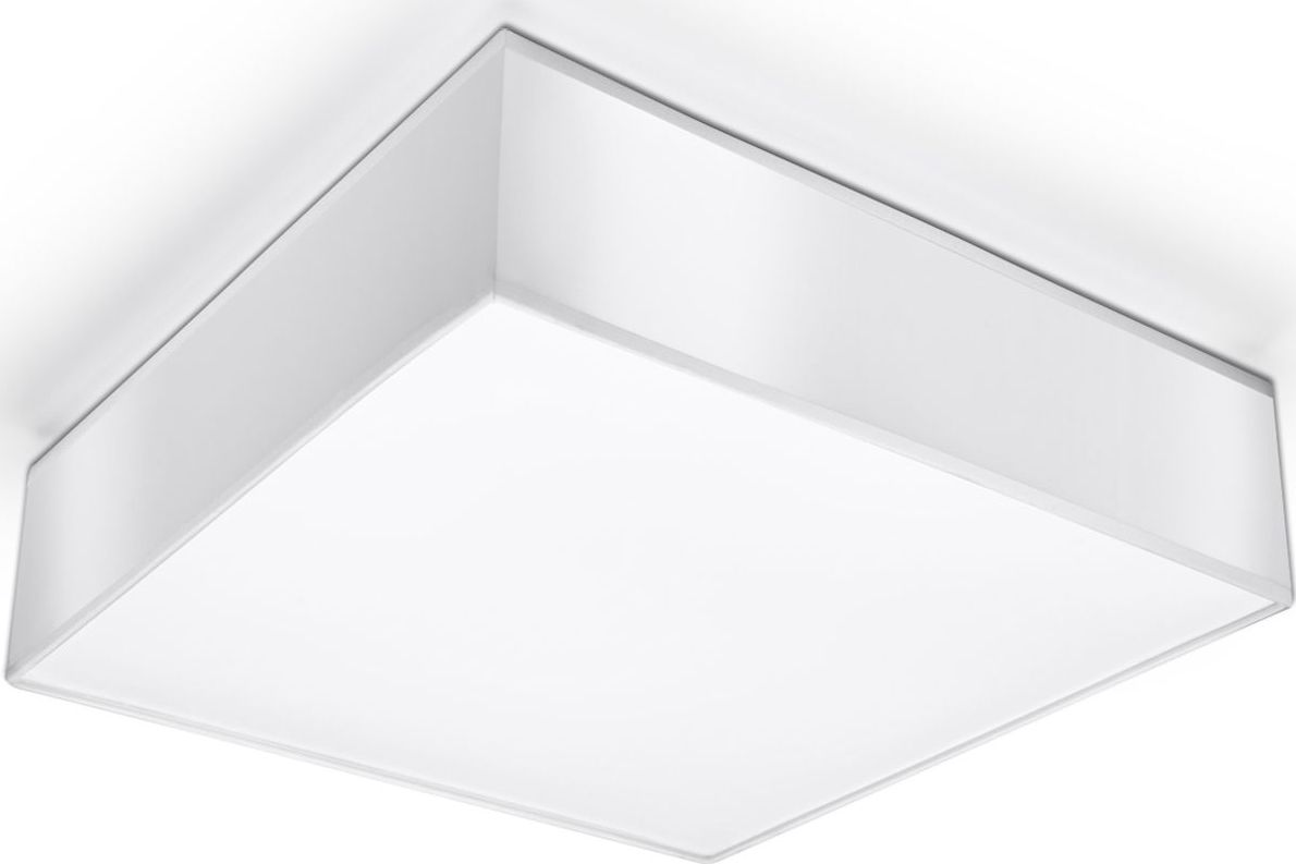 Lampa sufitowa Lumes Elegancki kwadratowy plafon E796-Horux - biały
