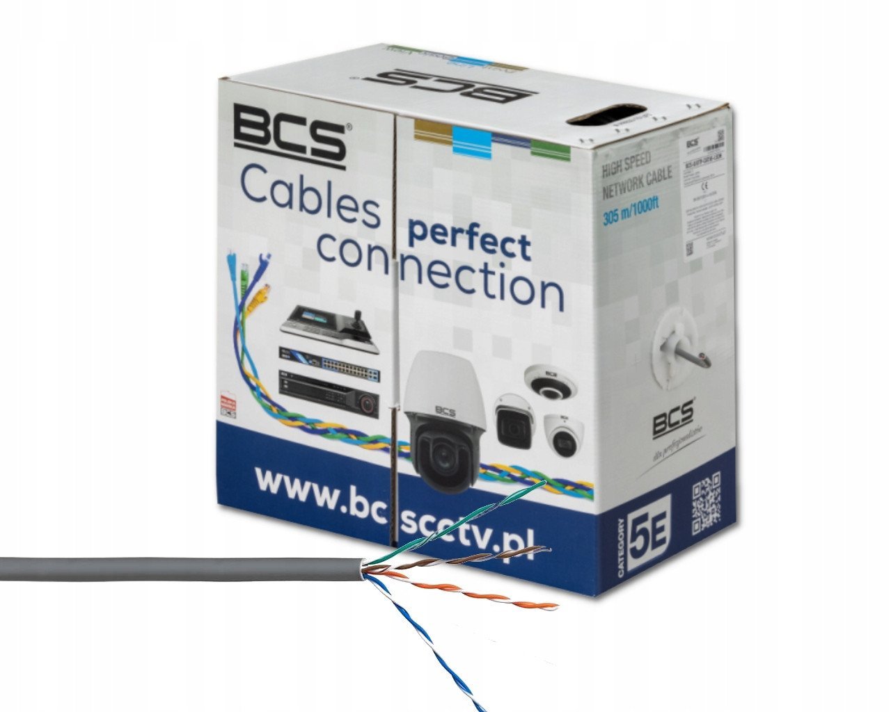 BCS-U/UTP-CAT5E-LSOH BCS Kabel UTP kat. 5E LSOH box 305m