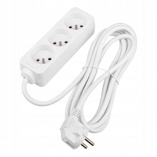 Przedłużacz Silo 3 gniazda francuskie 16A