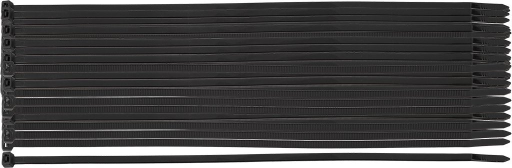 Neo Opaski zaciskowe EXTREME 3.6 × 150 mm, czarne, 100 szt.
