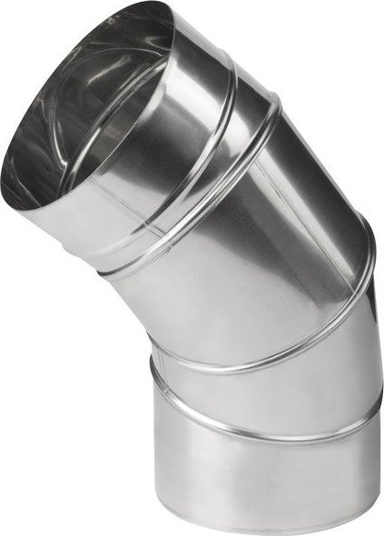 Master Kolanko spalinowe regulowane ze stali nierdzewnej Ø120mm