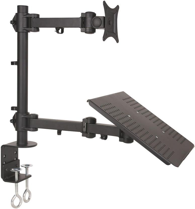 Art Uchwyt biurkowy na monitor 13" - 27" i laptopa L-23 (RAMART L-23)