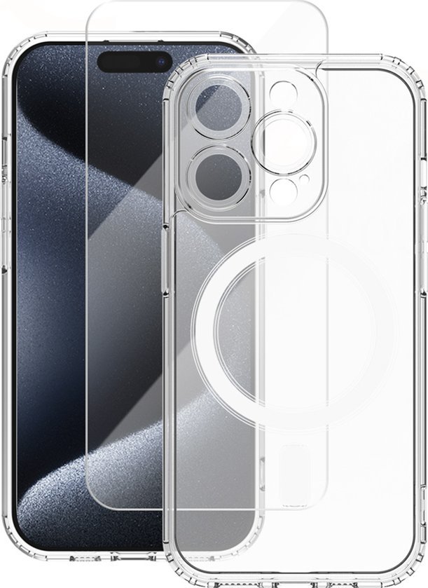 VMAX Vmax Zestaw Nakładka Mag + Szkło 2,5D Premium Do Iphone 12 Pro 6,1"