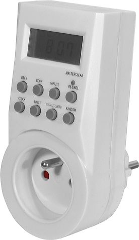 Kanlux Programator czasowy CYBER TM-6 elektroniczny 16A 2P+Z tygodniowy / dobowy (01016)