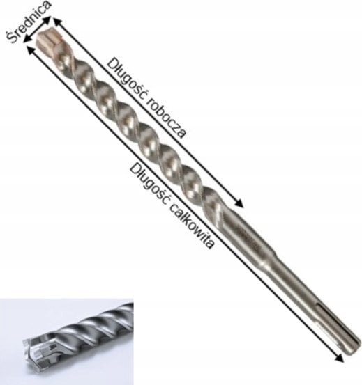 Wiertło Makita MAKITA WIERTŁO SDS NEMESIS"2" 16*210mm