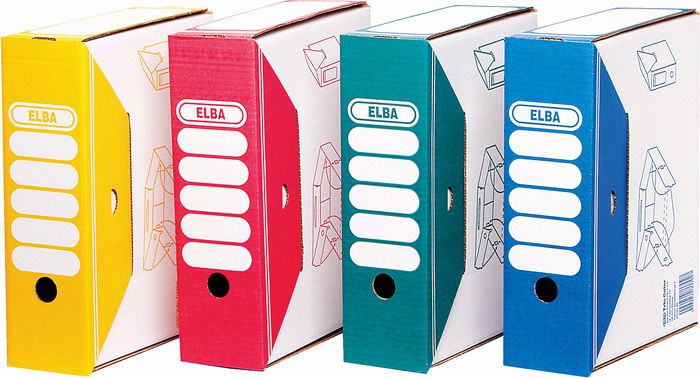 Elba PUDŁO ARCH.ELBA 83701 NIEBIESKIE PUDŁO ARCHIWIZACYJNE 100552629 - E83701BL