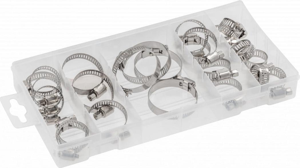 Högert Technik Obejmy Zestaw Obejm Ślimakowych 40 Szt Hogert