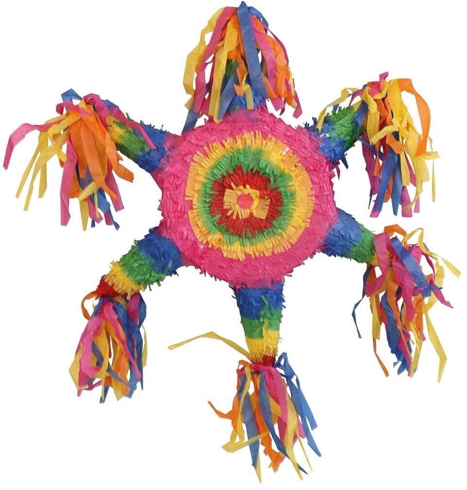 Piniata gwiazda papier 62,7x62,7x8,6cm