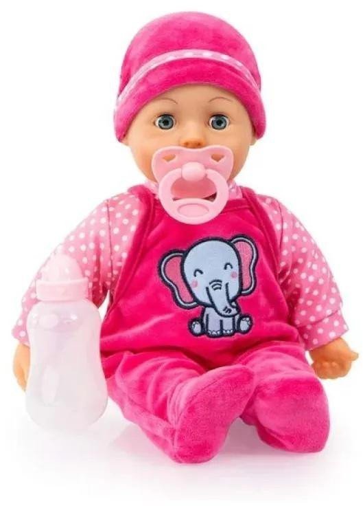 Bobas pierwsze słowa różowy 38cm