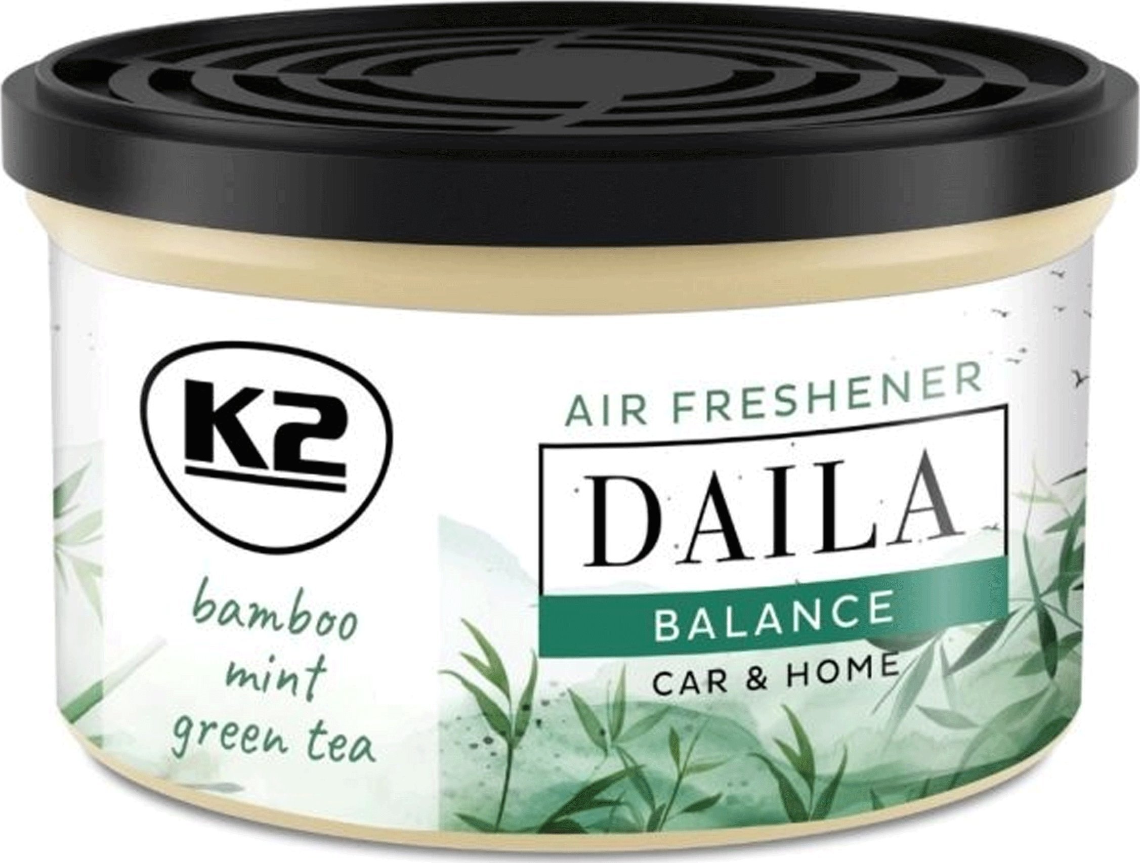 K2 DAILA BALLANCE Zapach w Puszce do Auta Samochodu do Domu Mięta Bambus