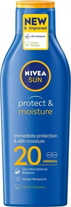 Nivea _Sun Protect & Moisture nawilżający balsam do opalania SPF20 200ml