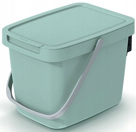 WASTE BIN SOFT GREEN 6L