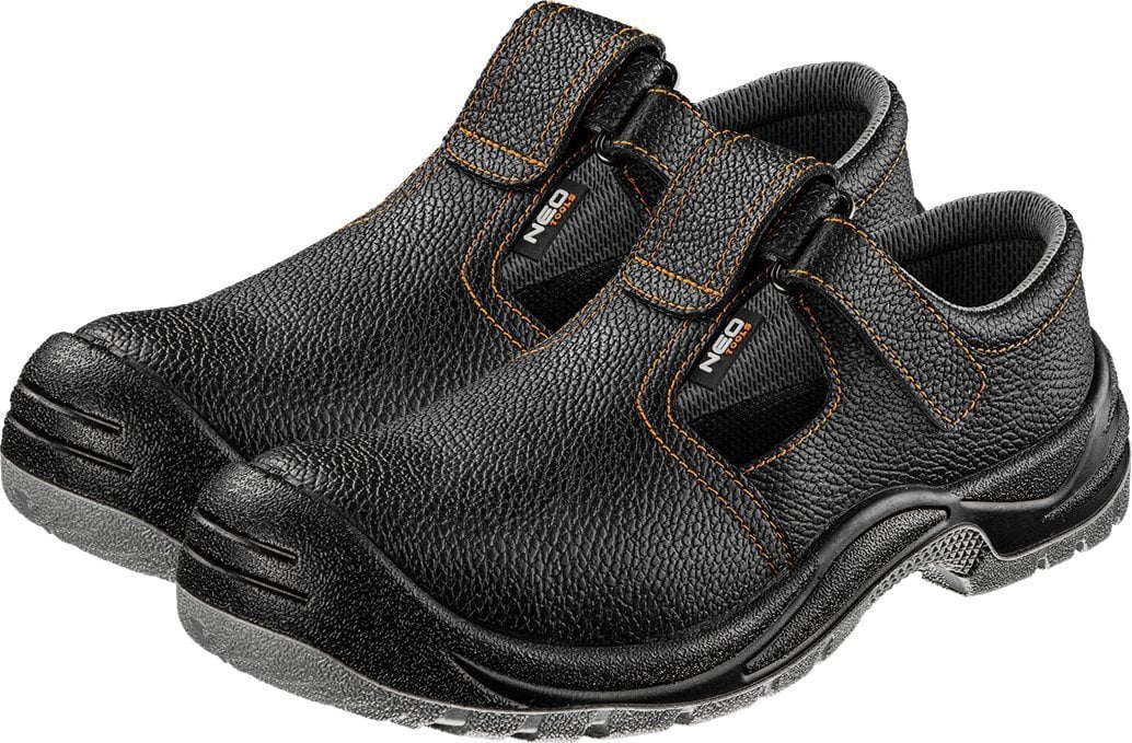 Sandały skórzane S1 FO, stalowy podnosek, rozmiar 45