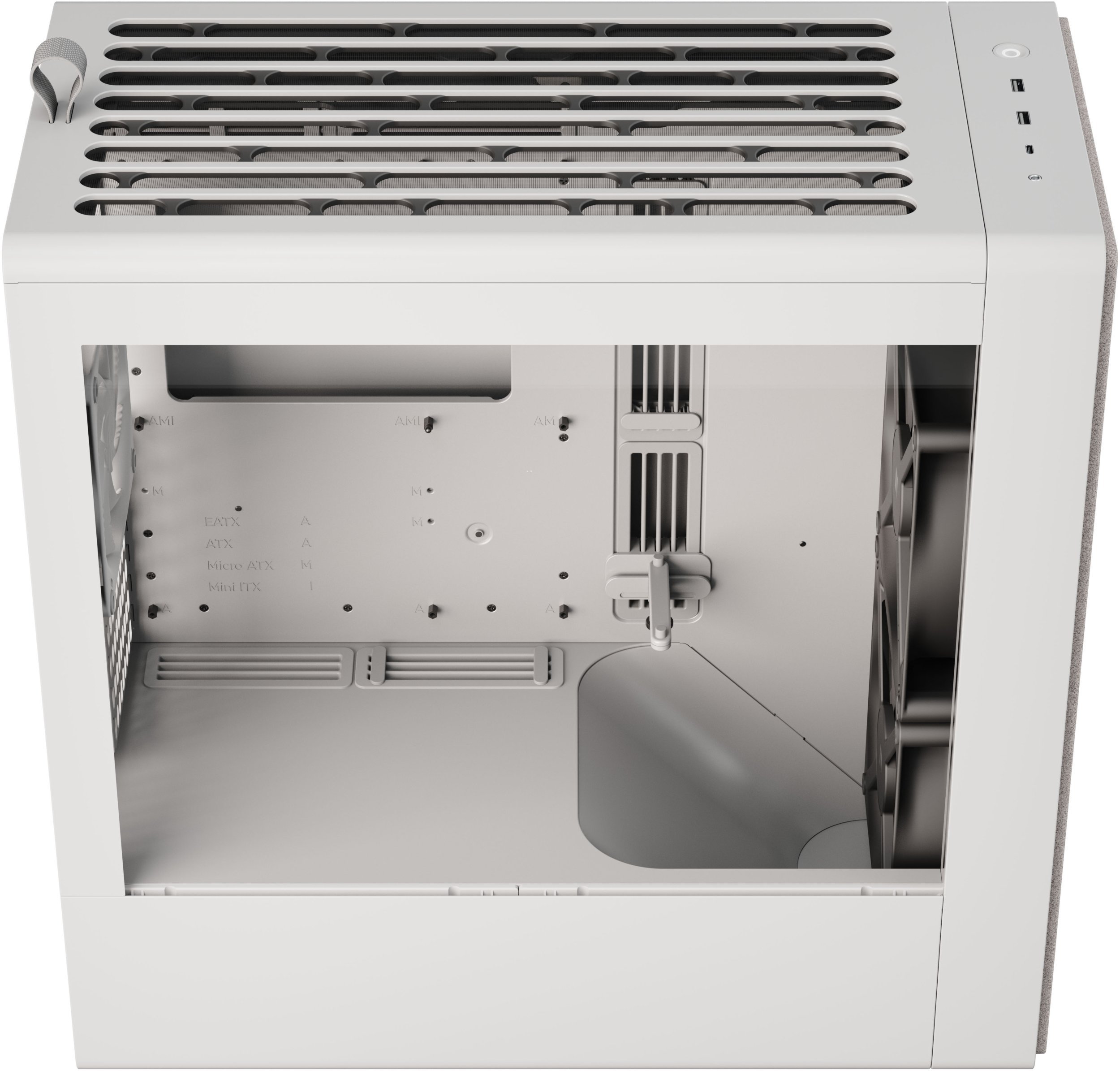 HAVN BF 360 Flow PC-Gehuse, Midi-Tower, E-ATX, Tempered Glass - wei