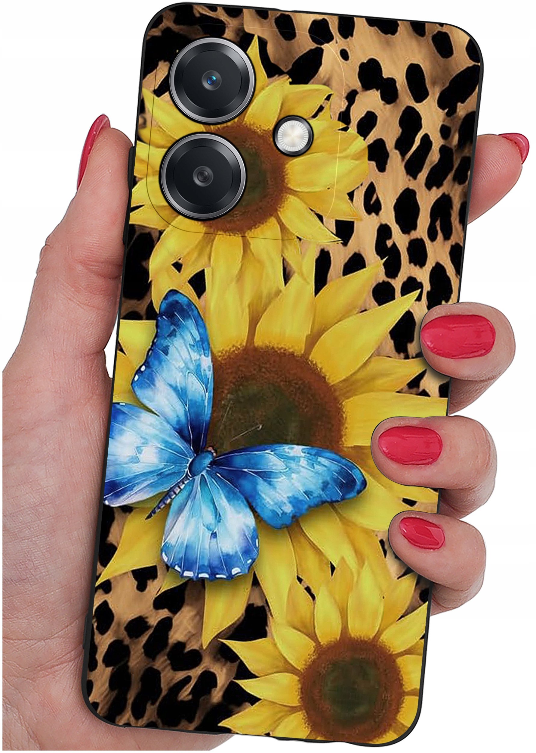 Etui do Oppo A40 | A40M | WZORY | SILIKONOWE MATT SZKŁO 9H