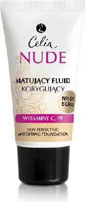 Celia Nude Make-Up matująco-korygujący 01 Ecru 30 ml
