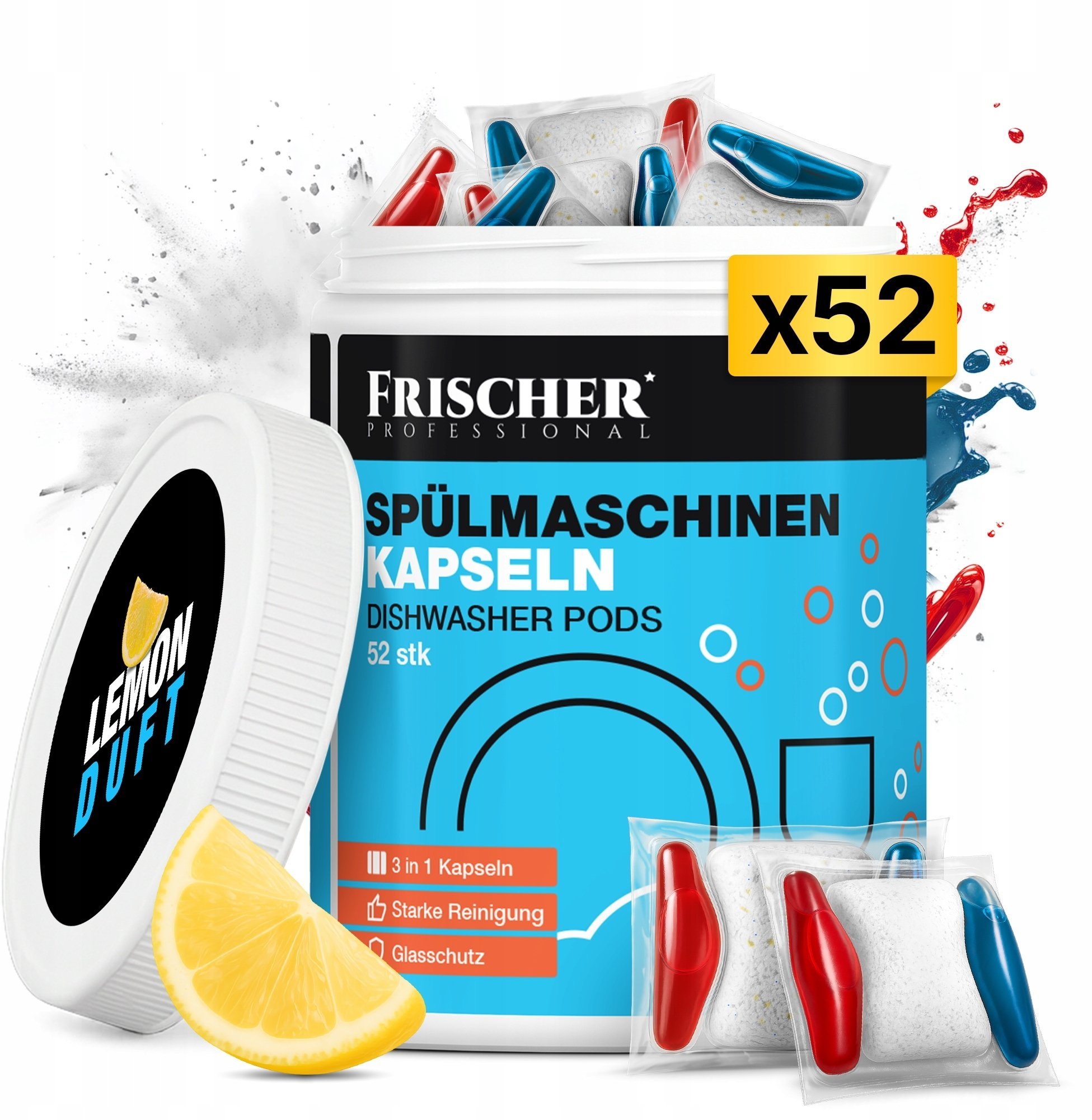 Frischer Kapsułki do zmywarki 3in1 52szt.