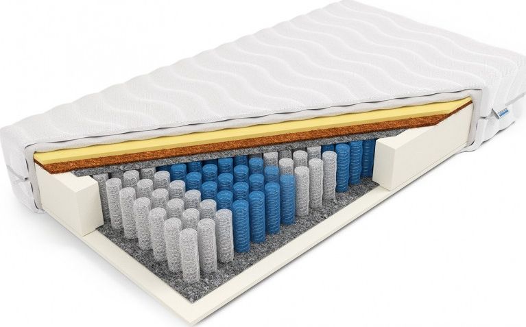 Frankhauer Materac HYPNOS 160x200 kieszeniowy z kokosem dla par Frankhauer