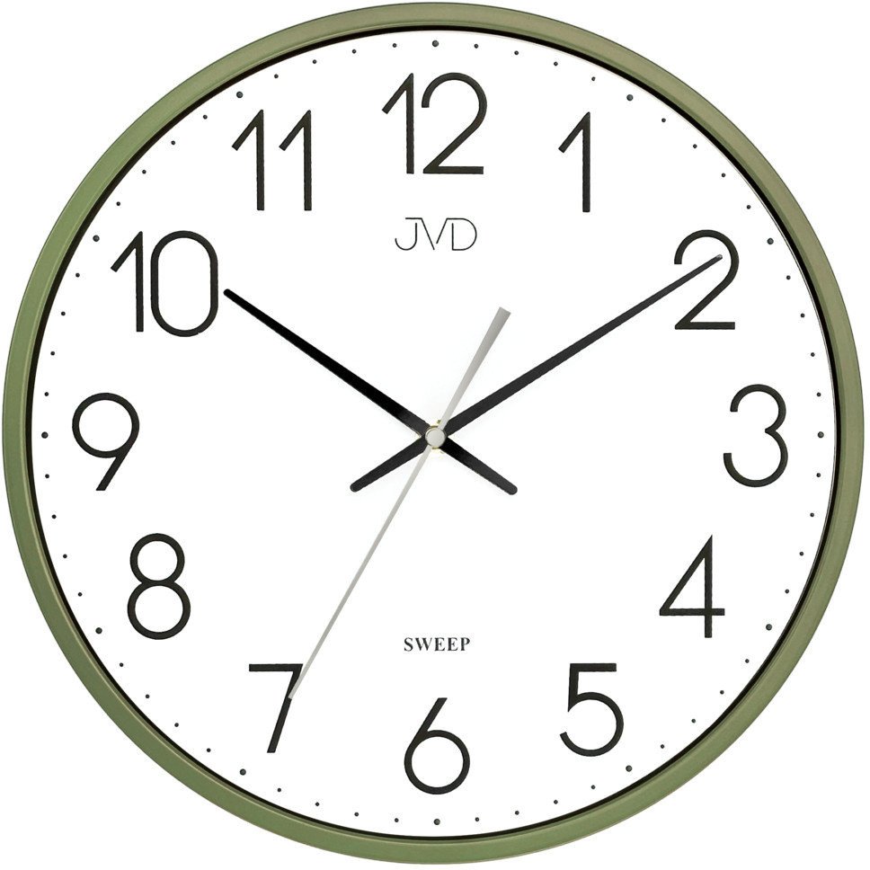 JVD Zegar ścienny HX8016.3 zielony 30 cm .