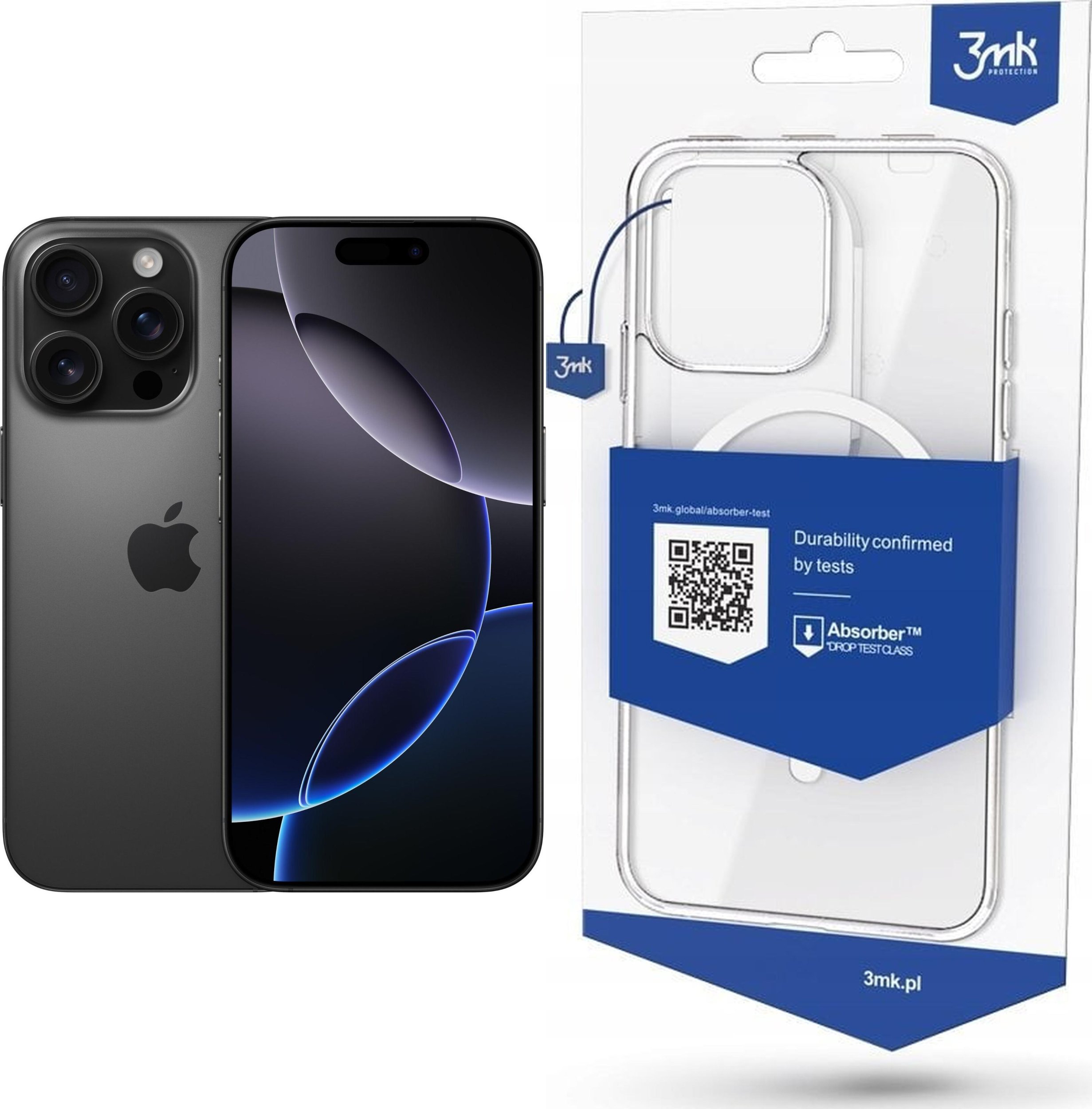 Smartfon Apple iPhone 16 Pro 128GB Black Titanium (MYND3) + Etui MagCase