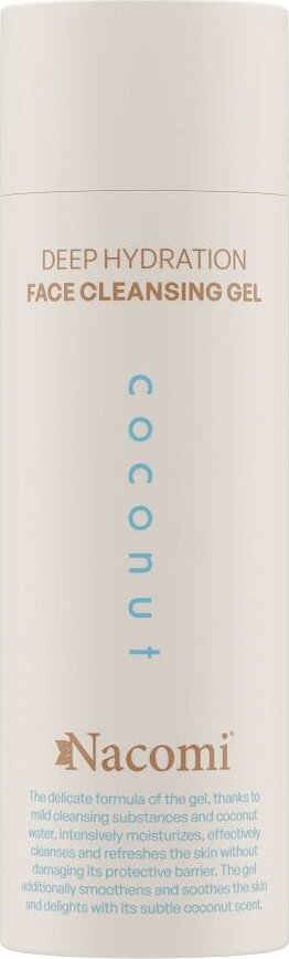 Nacomi Deep Hydration Żel do mycia twarzy Coconut 150ml