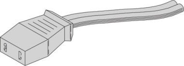 SCHROFF Kabel połączeniowy wentylatora SCHROFF z wtyczką