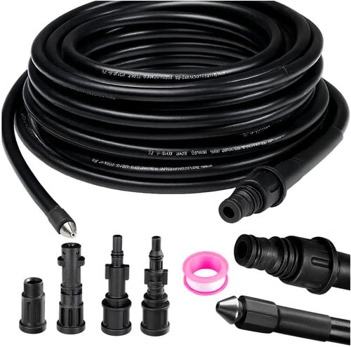 Wąż do czyszczenia rur z adapterem 20m Ruhhy 26133