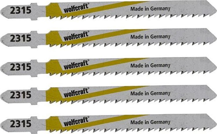 Wolfcraft 5 brzeszczotów Wolfcraft - uchwyt T, cięcie dokładne