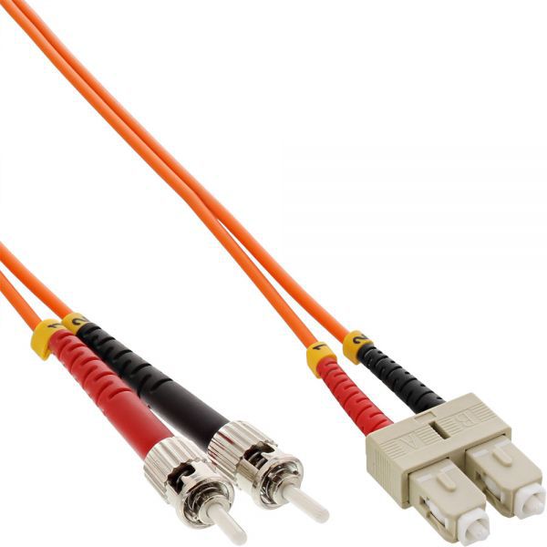 InLine Patchcord światłowodowy SC/ST, 50/125µm, OM2, 0.5m (82504)