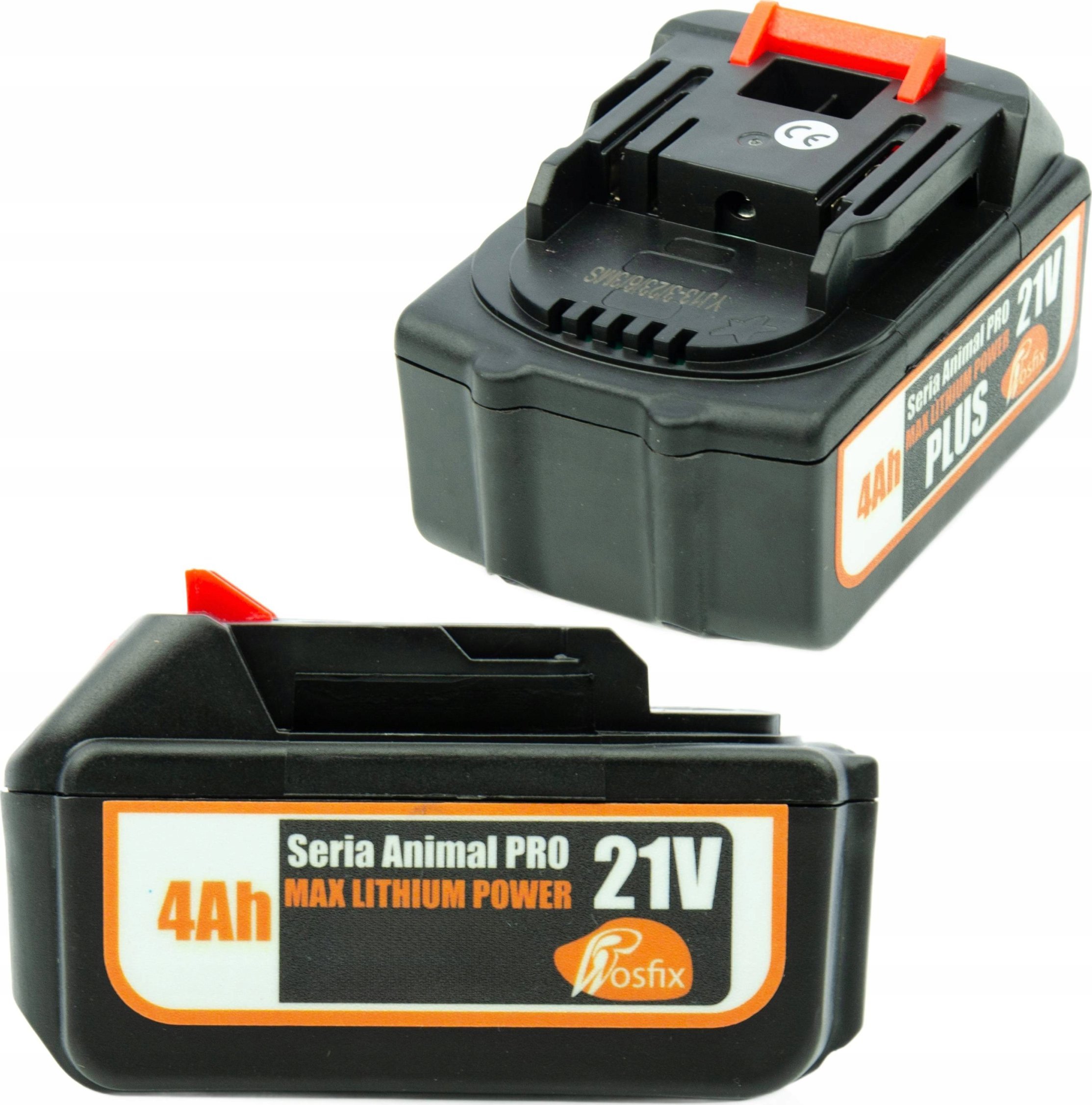 Rosfix Akumulator 4Ah (10 sekcji) 21V, Seria Animal PRO, MAX Lithium Power