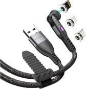 Kabel USB STATIK USB-A - USB-C 2 m Czarny (PUP-0420-6FT-RTL)